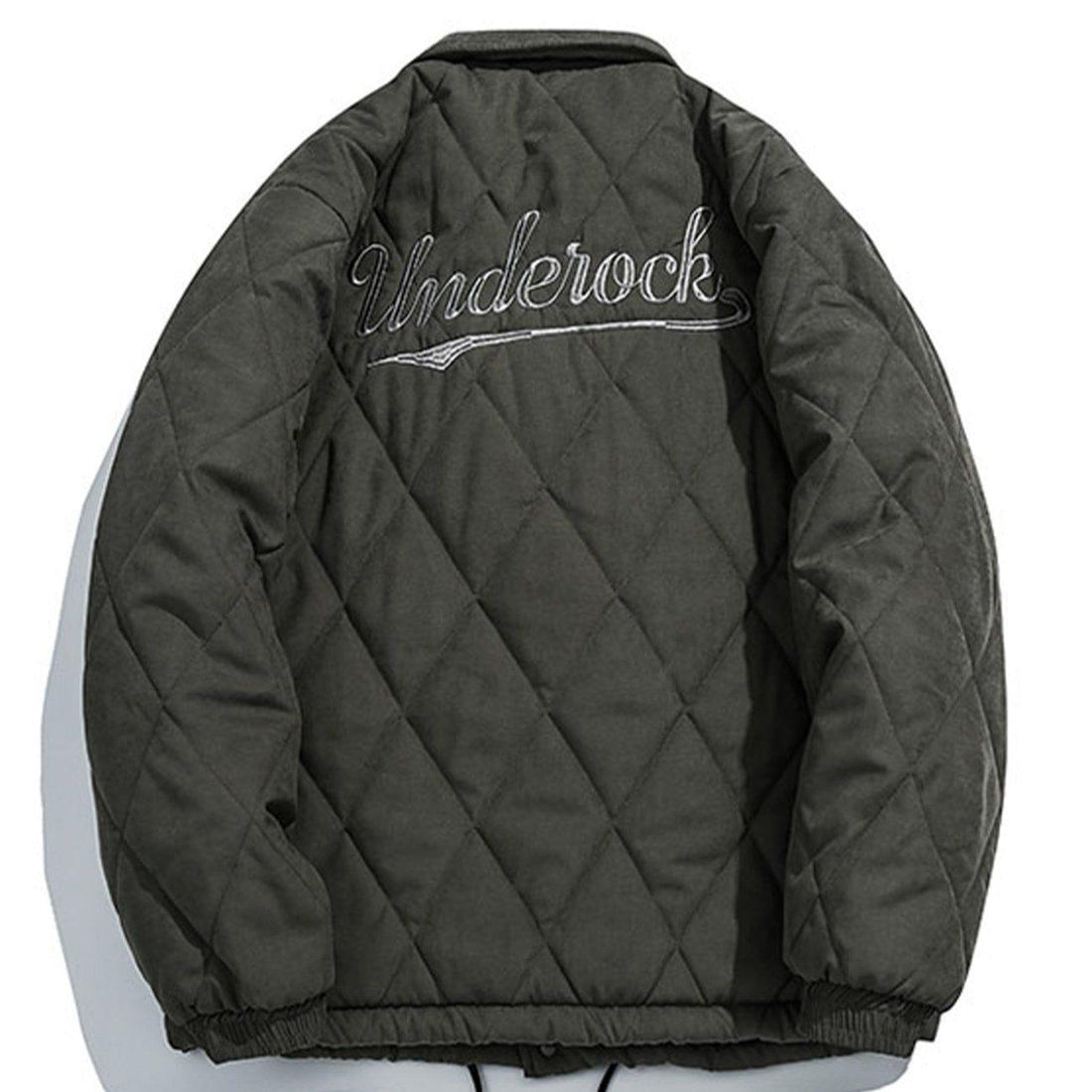 Makersluxe® - Embroidered Letters Winter Coat