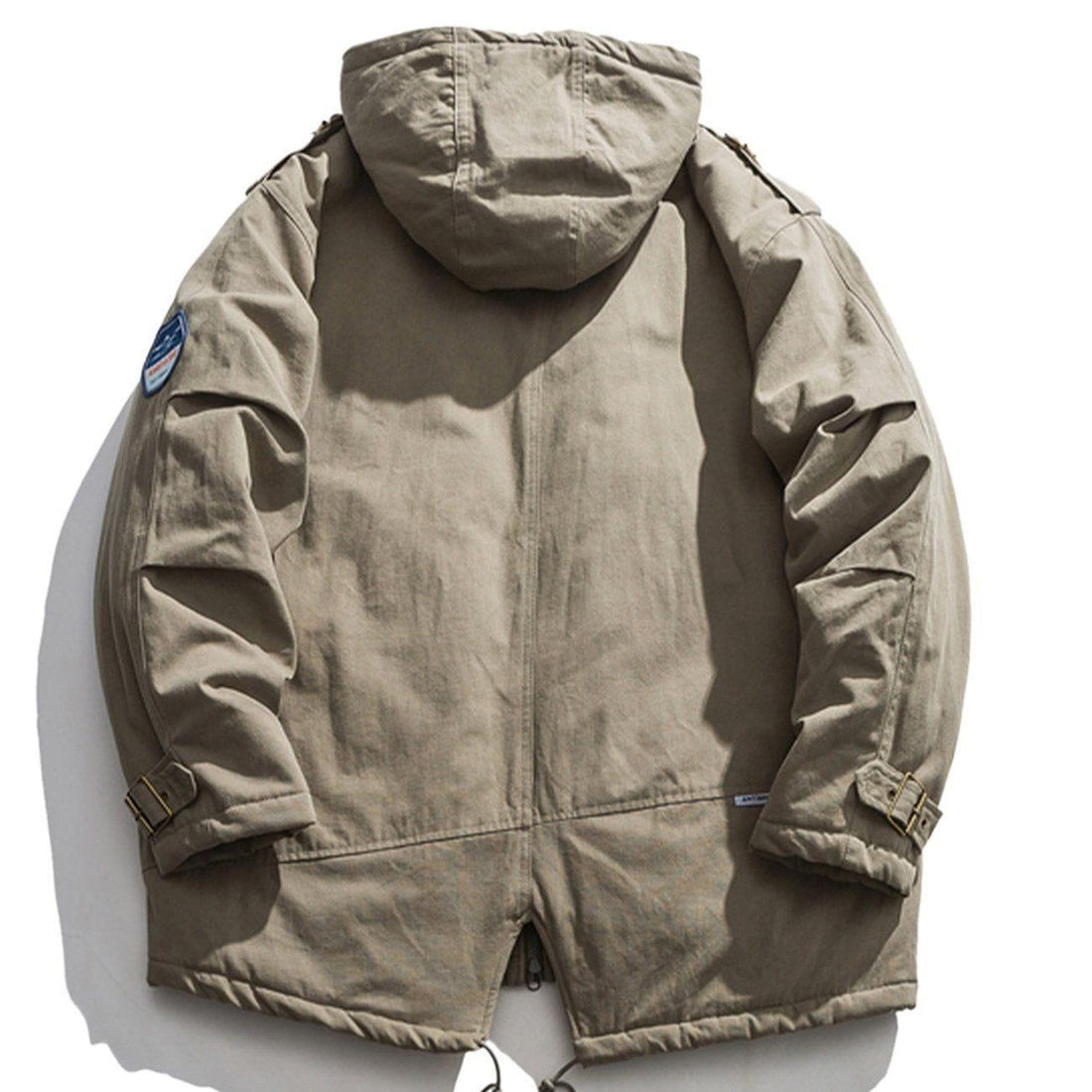 Makersluxe® - Embroidery Logo Hooded Winter Coat