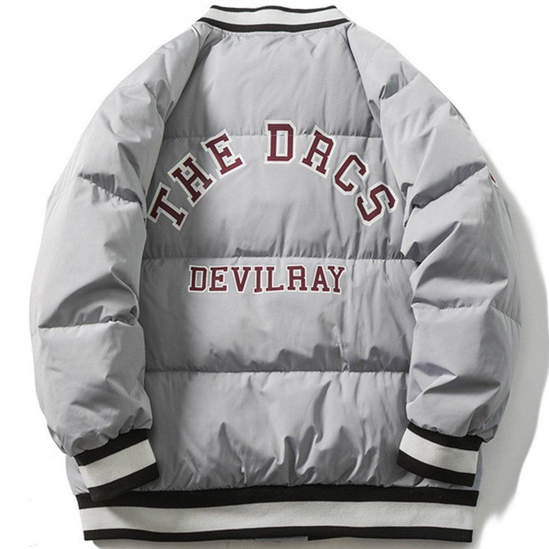 Makersluxe® - Embroidery Numbers Puffer Jacket