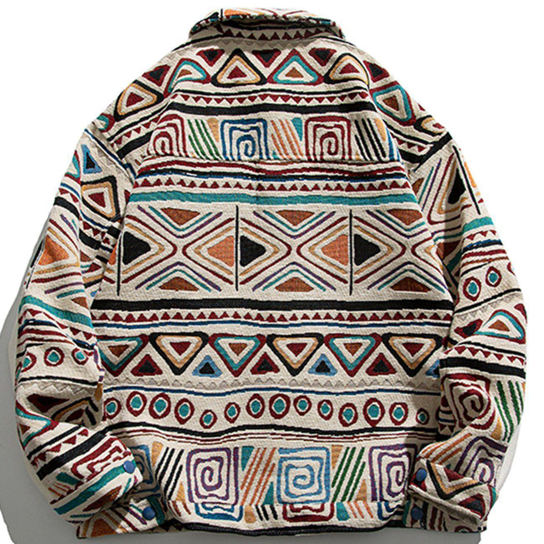 Makersluxe® - Ethnic Printing Stitching Jacket