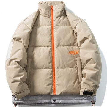 Makersluxe® - Fake Two Puffer Jacket
