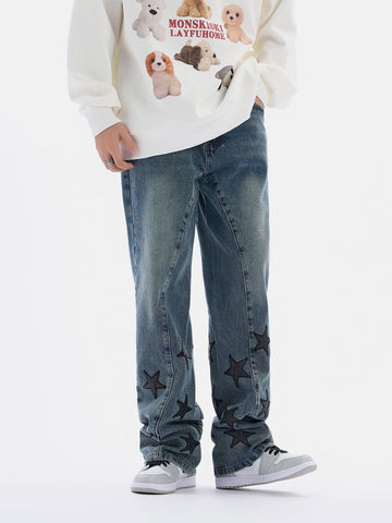 Makersluxe® - Foot Mouth Star Jeans [?]