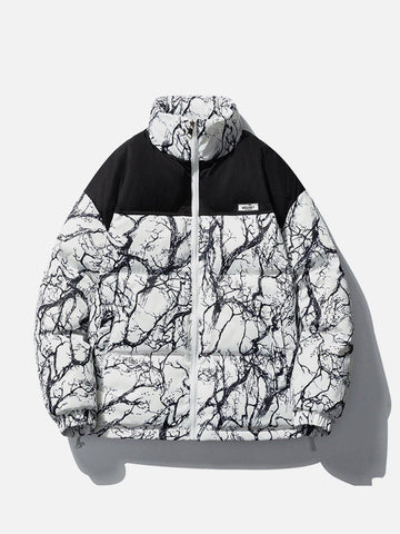 Makersluxe® - Full Print Branch Winter Coat