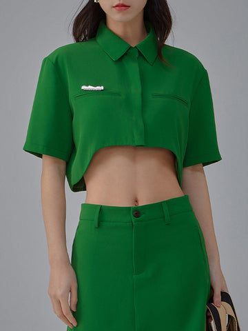 Makersluxe® - Irregular Slim Shirt