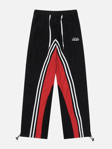 Makersluxe® - Irregular Splicing Vintage Sweatpants