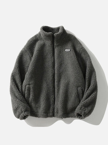 Makersluxe® - Labeled Lambskin Sherpa Coat