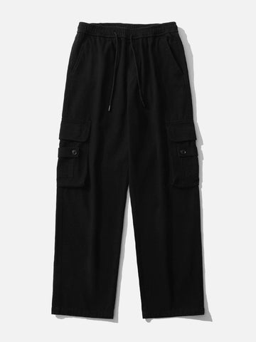 Sneakerland® - Large Multi-Pocket Drawstring Cargo Pants