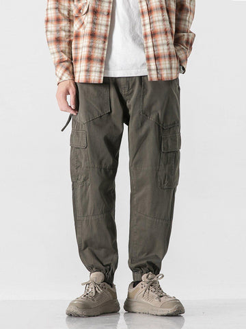 Sneakerland® - Large Multiple Pockets Cargo Pants