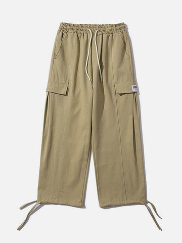 Makersluxe® - Large Pocket Drawstring Cargo Pants