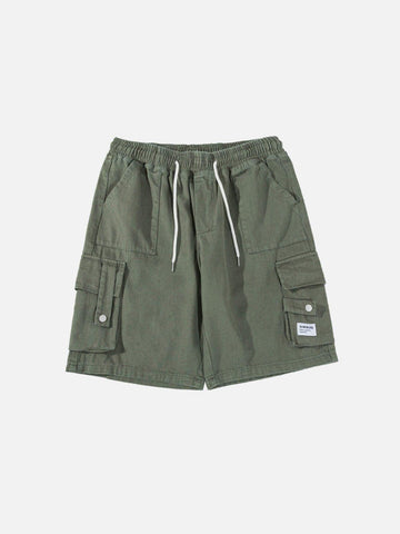 Makersluxe® - Large Pocket Patchwork Shorts