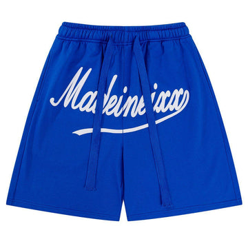 Makersluxe® - Letter Print Shorts