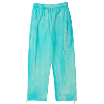 Makersluxe® - Letter Print Tie-dye Sweatpants