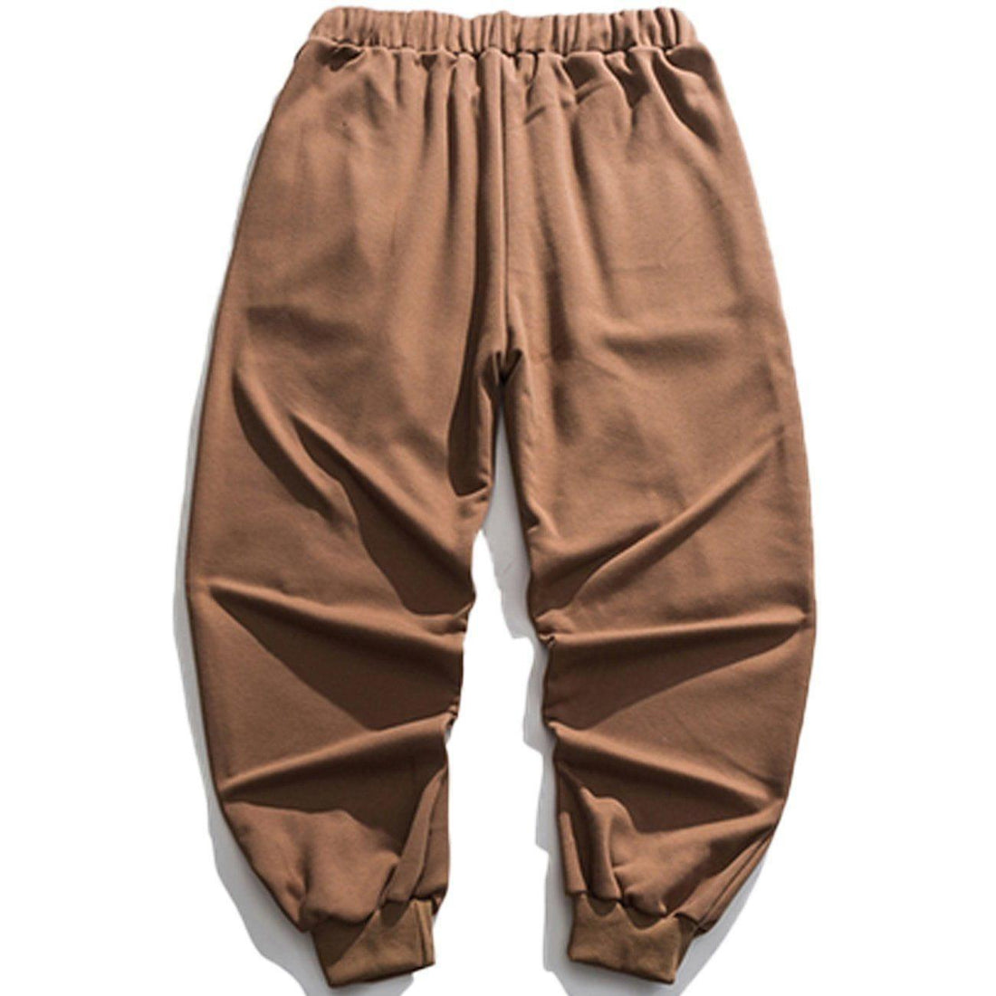 Makersluxe® - Letter Printed Zipper Design Sweatpants