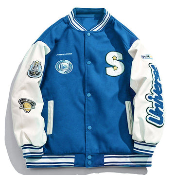 Makersluxe® - Letter S Varsity Coat