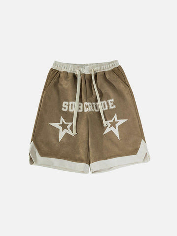 Makersluxe® - Letters Star Shorts