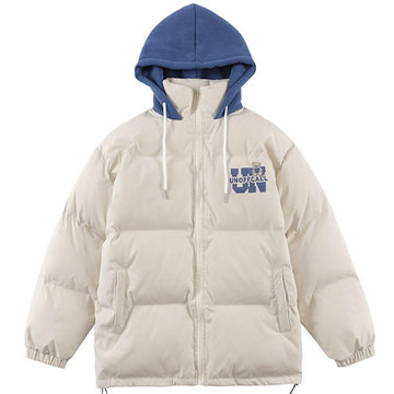 Makersluxe® - Love Bear Print Hooded Winter Coats