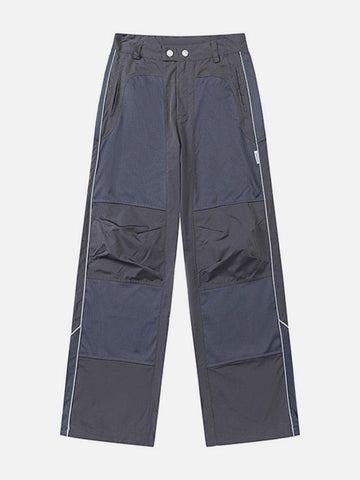 Makersluxe® - Mesh Reflective Stripes Sweatpants
