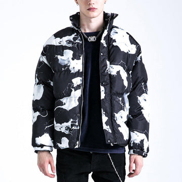 Makersluxe® - Milk Pattern Winter Coat
