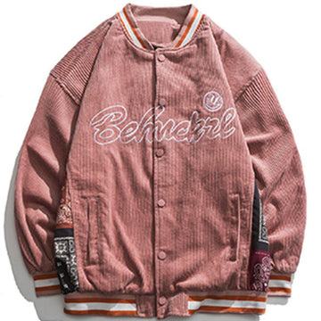 Makersluxe® - Monogram Embroidery Stitching Winter Coat