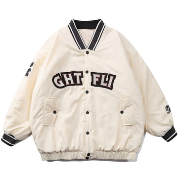 Makersluxe® - Monogram Embroidery Winter Coat