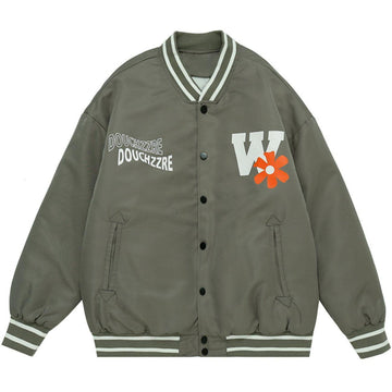 Makersluxe® - Monogram Print Winter Coat