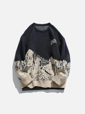 Makersluxe® - Mountains Knit Sweater