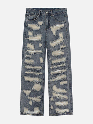 Makersluxe® - Multi Hole Jeans