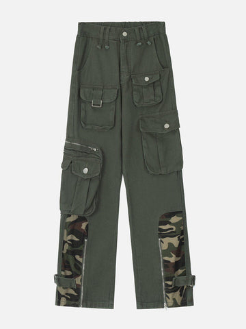 Sneakerland® - Multi-pocket Cargo Pants