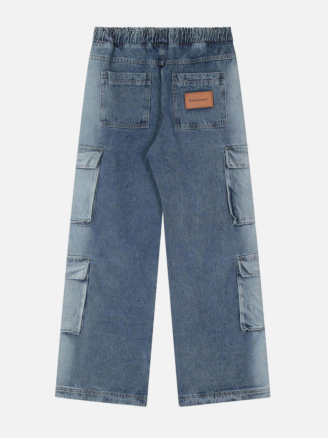Makersluxe® - Multi-Pocket Washed Jeans