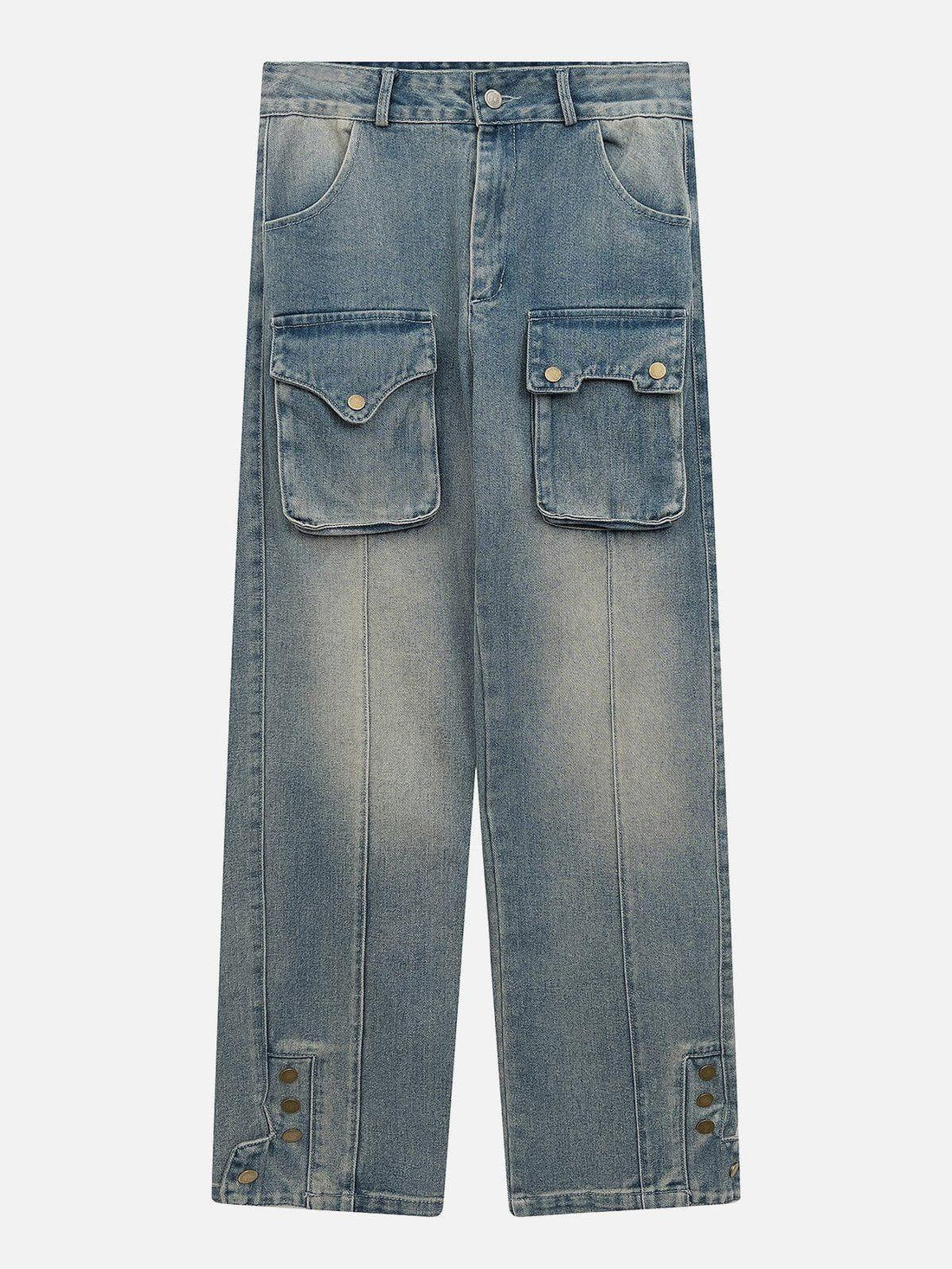 Makersluxe® - Multi Pockets Jeans