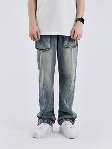 Makersluxe® - Multi Pockets Jeans