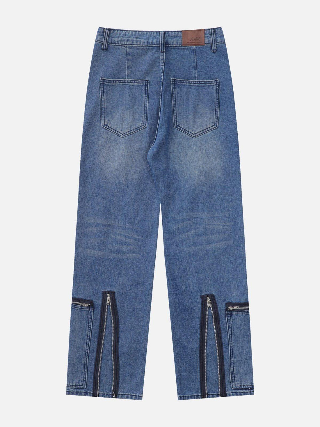 Makersluxe® - Multi Zip Pocket Jeans