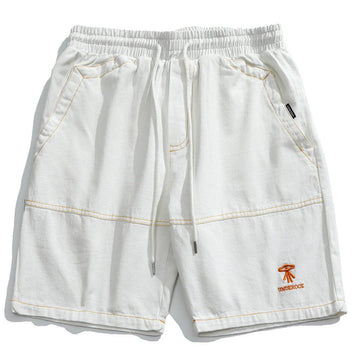 Makersluxe® - Open Thread Embroidery Shorts