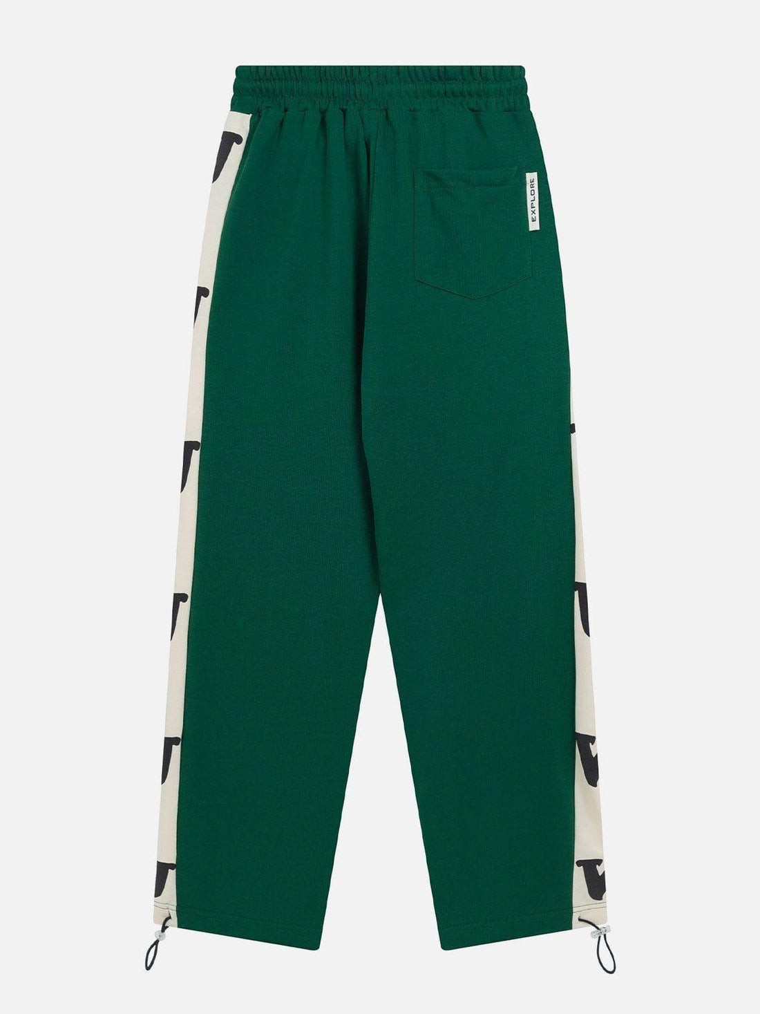 Makersluxe® - Patchwork Side Print Sweatpants