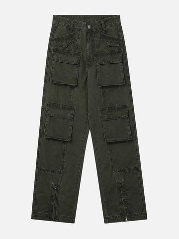 Makersluxe® - Pocket Patchwork Cargo Pants