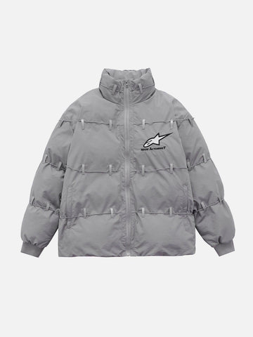 Makersluxe® - Reflective Straps Winter Coat