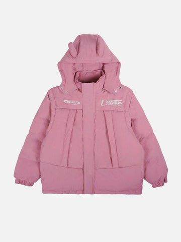 Makersluxe® - Removable Hat Sleeves Winter Coat