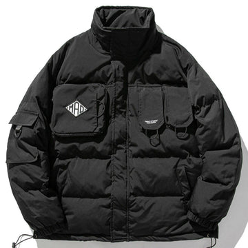 Makersluxe® - Retro Patchwork Winter Coat