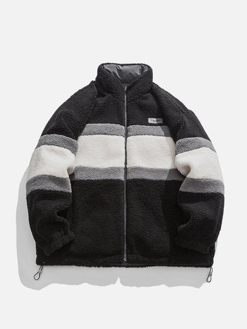 Makersluxe® - Reversible Sherpa Winter Coat
