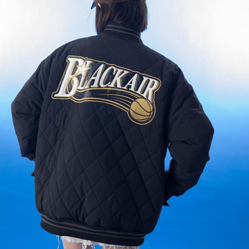 Makersluxe® - Rhombus Embroidered Winter Coat