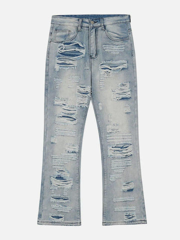 Makersluxe® - Ripped Hole Jeans