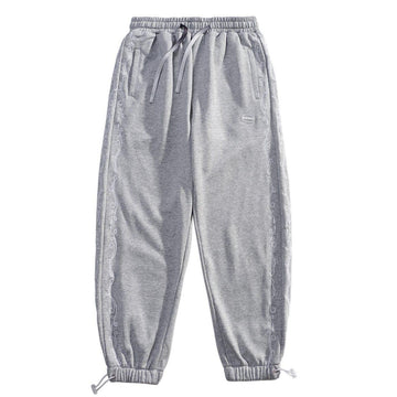 Makersluxe® - Side Bandana Print Drawstring Sweatpants