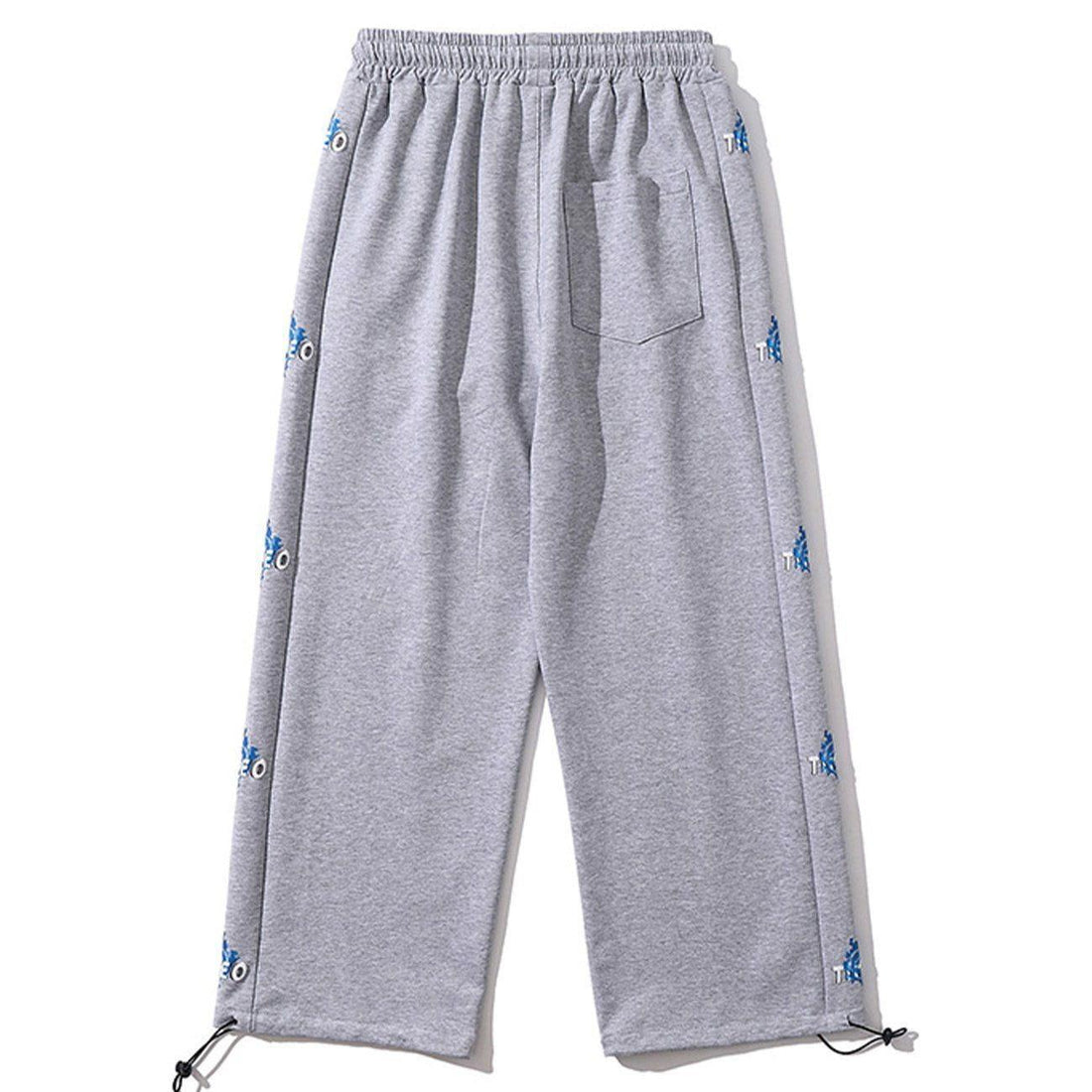Makersluxe® - Side Letter Print Sweatpants