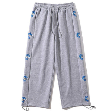 Makersluxe® - Side Letter Print Sweatpants