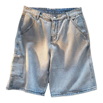 Makersluxe® - Side Pocket Cargo denim Shorts