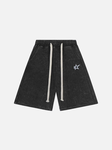 Makersluxe® - Side Stripe Washed Shorts