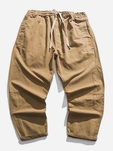 Makersluxe® - Simple Pure Color Pants