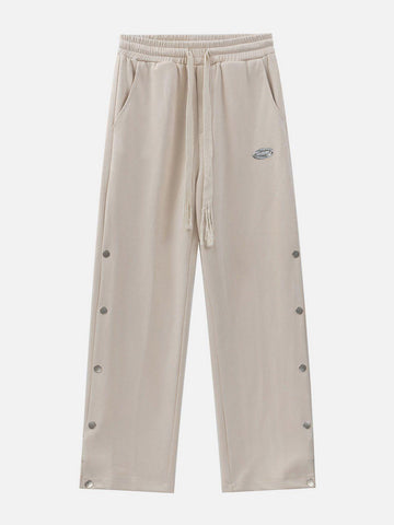 Makersluxe® - Solid Color Breasted Sweatpants
