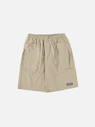 Makersluxe® - Solid Color Drawstring Shorts