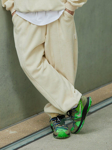 Makersluxe® - Solid Color Loose Drawstring Sweatpants